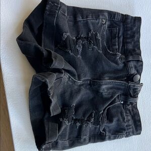 American Eagle Outfitters Black Jean Shorts